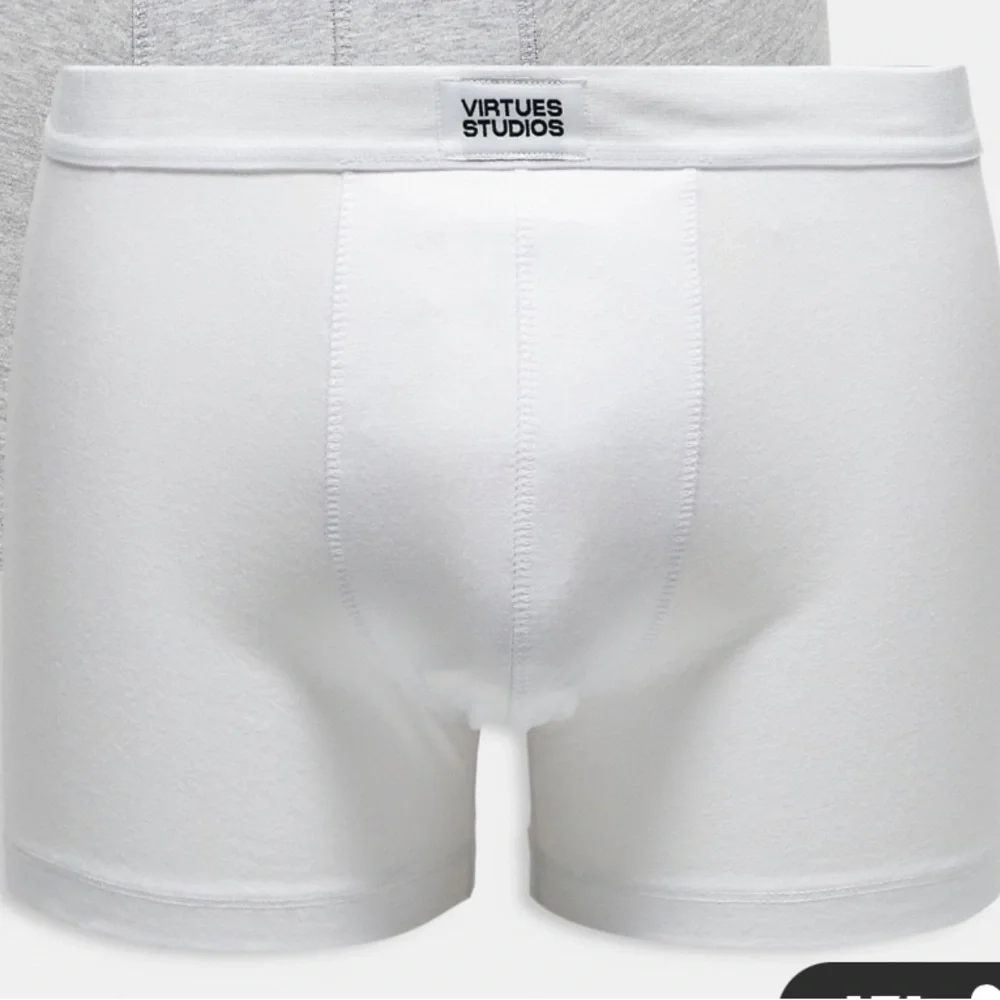 ASOS Virtues Studios White Boxer Briefs XL